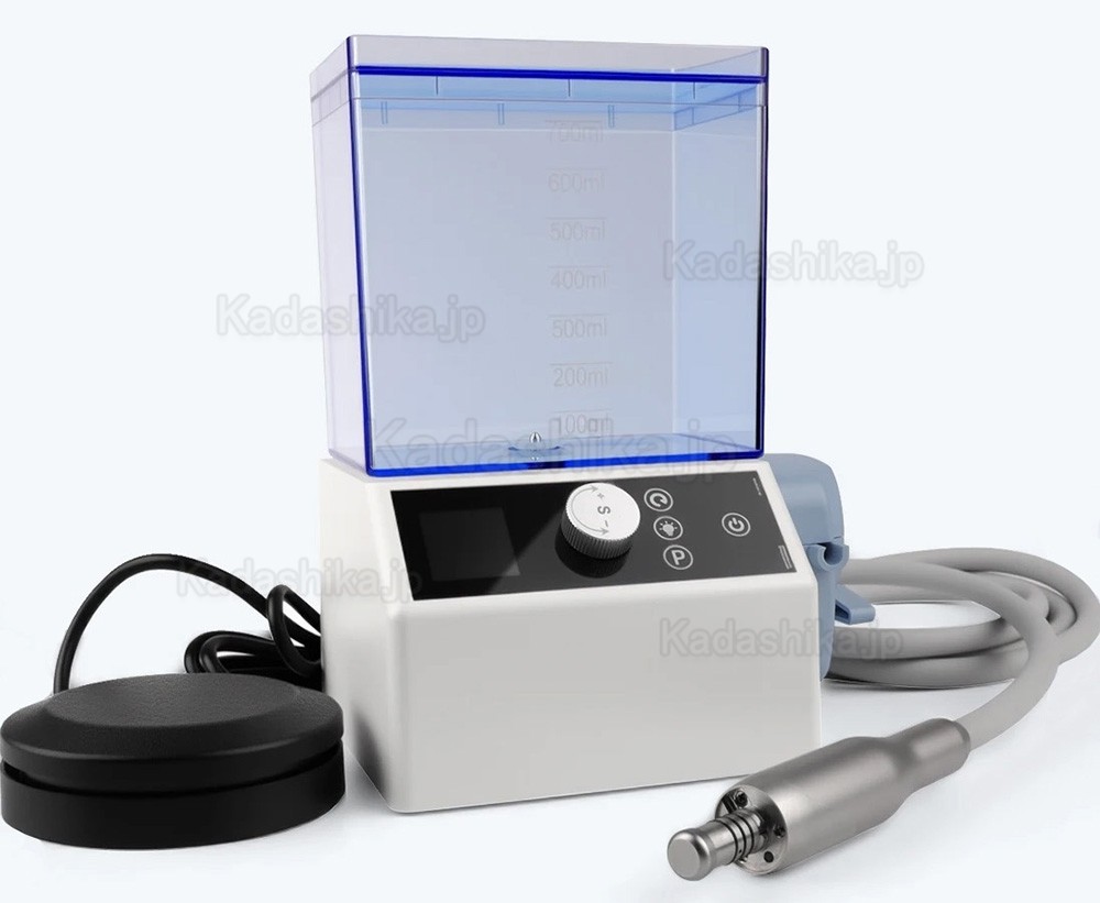 歯科治療用電動式マイクロモーター（水タンクと蠕動ポンプ付き）